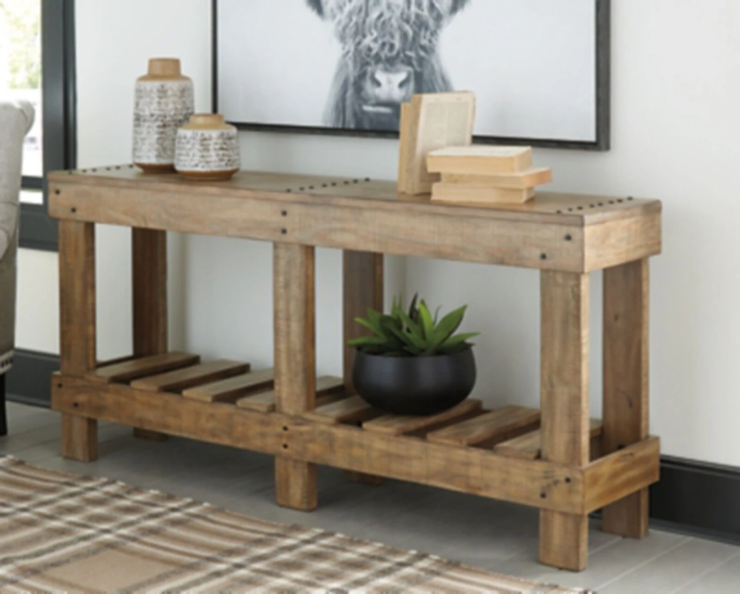 Ashley Susandeer Sofa/Console Table 6 Ashley Susandeer Sofa/Console Table - Image 5
