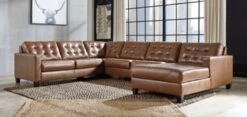 Ashley Baskove 4-Piece Sectional With Right Arm Facing Chaise