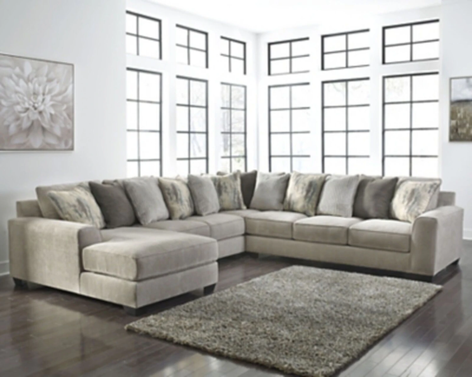 Ashley Ardsley 4-Piece Sectional With Chaise 3 Ashley Ardsley 4-Piece Sectional With Chaise