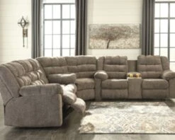 Ashley Workhorse 3-Piece Reclining Sectional