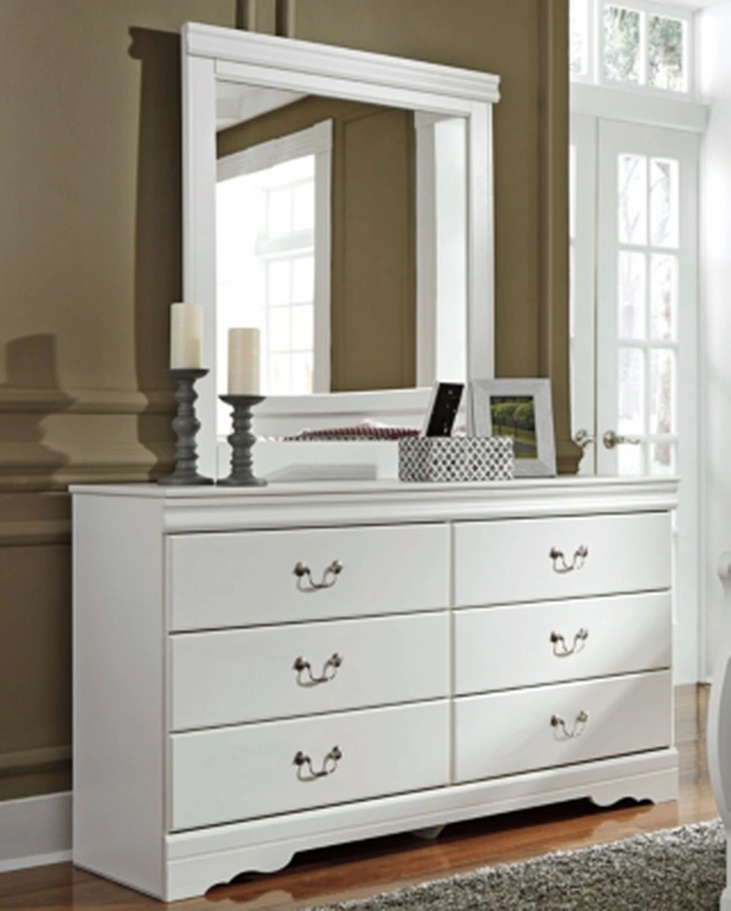 Ashley Anarasia Dresser And Mirror 3 Ashley Anarasia Dresser And Mirror