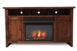 Aspen Alder Creek Fireplace Console