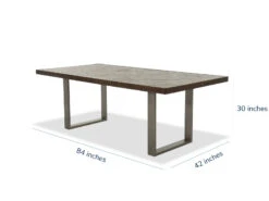 Loft Draper Dining Table -Home Furniture Shop BHT 303 224B dim