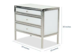 Interiors Blanca Nightstand 13 Interiors Blanca Nightstand -Home Furniture Shop BHT 372 215 dim