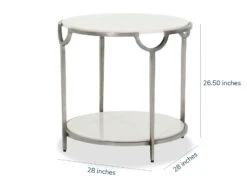 Morello End Table -Home Furniture Shop BHT 469 123 dim