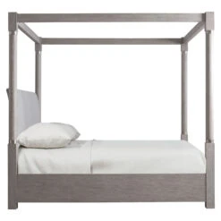 Trianon California King Canopy Bed -Home Furniture Shop BHTSP K1819 CKING 03
