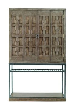 Century Burl Bar Cabinet