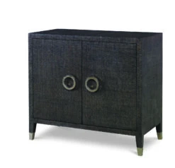 Century Charleston 2 Door Chest-Black