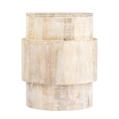 Robbins White Accent Table