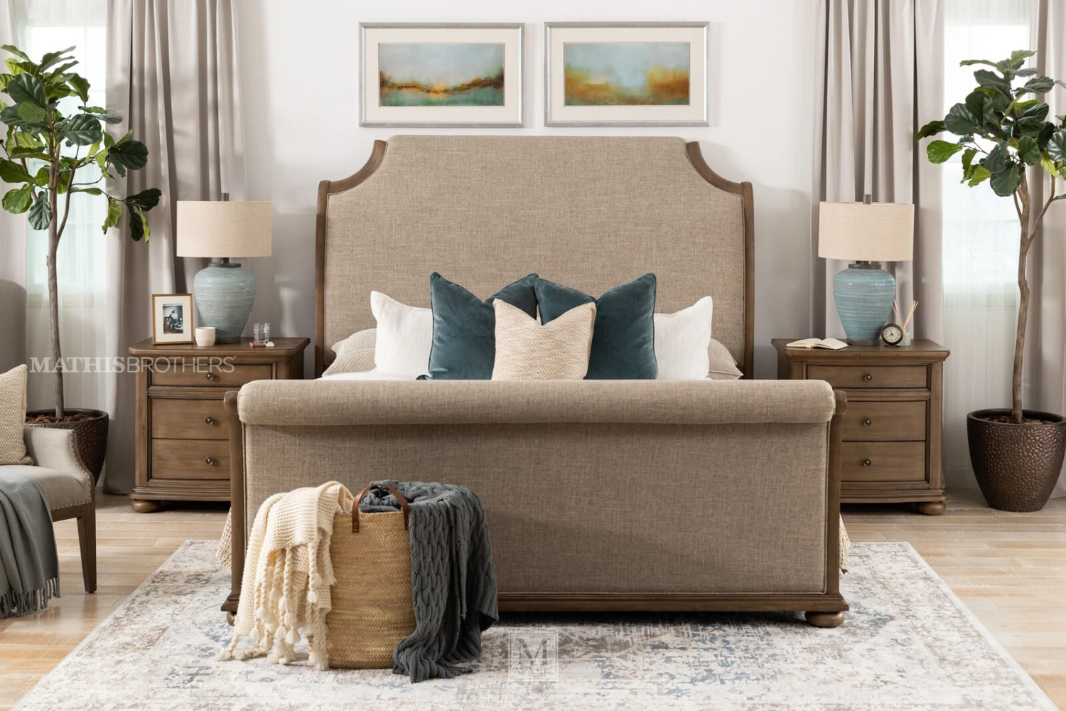 Legacy Camden Upholstered Queen Sleigh Bed 4 Legacy Camden Upholstered Queen Sleigh Bed - Image 2