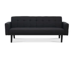 Sawyer Futon With Arms In Gray -Home Furniture Shop LCFDS HF2150 906 1 02