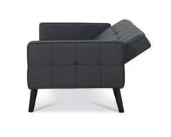 Sawyer Futon With Arms In Gray -Home Furniture Shop LCFDS HF2150 906 1 06