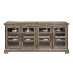 Garrison Cove 4-Door Buffet With Stone-Top  -Home Furniture Shop PULSP P330300 02