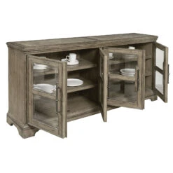 Garrison Cove 4-Door Buffet With Stone-Top  -Home Furniture Shop PULSP P330300 03
