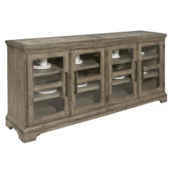 Garrison Cove 4-Door Buffet With Stone-Top  -Home Furniture Shop PULSP P330300 04
