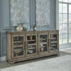 Garrison Cove 4-Door Buffet With Stone-Top  -Home Furniture Shop PULSP P330300 08