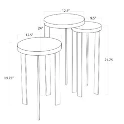 Andres Hair On Hide Mixer Table Set -Home Furniture Shop RADDS 30 1159BRS 09