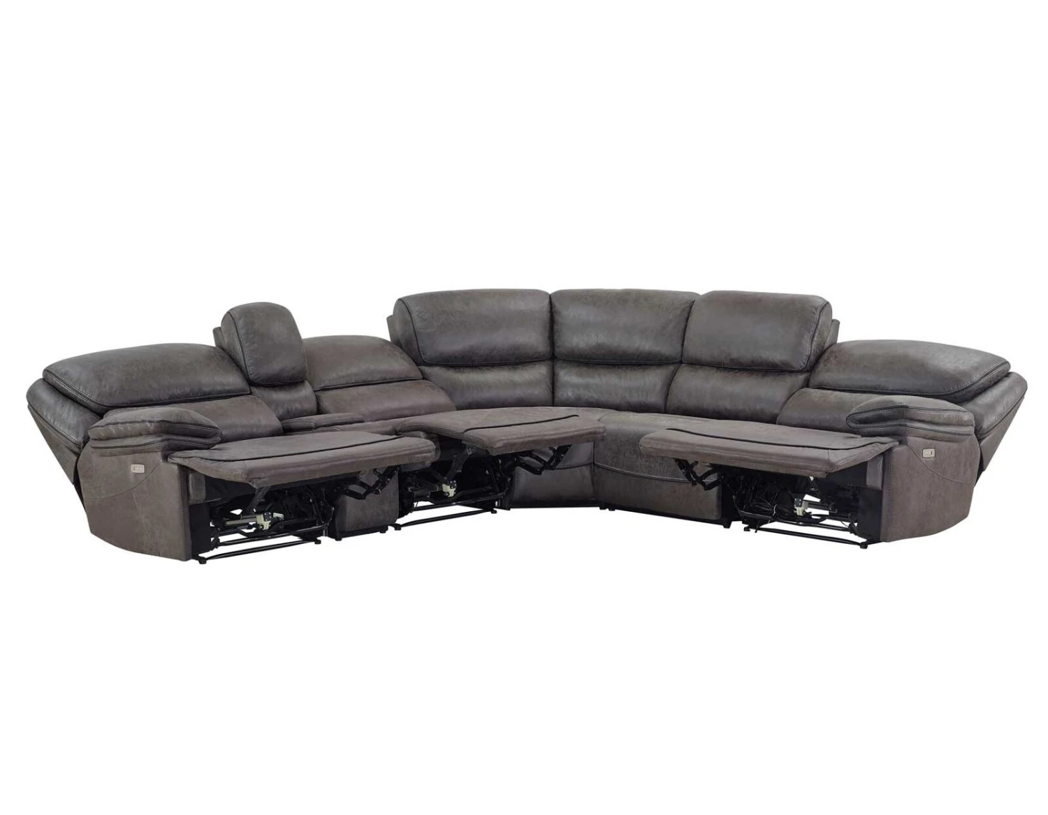 Plaza Grey 6-Piece Sectional 9 Plaza Grey 6-Piece Sectional - Image 7