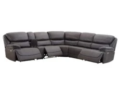 Plaza Grey 6-Piece Sectional 15 Plaza Grey 6-Piece Sectional -Home Furniture Shop STEV LZ950 6PC 06