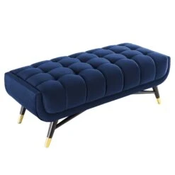 Adept 47.5" Performance Velvet Bench-Benzara 11 Adept 47.5" Performance Velvet Bench-Benzara -Home Furniture Shop a15574a39b584fc48c1dbcf5d88430a3