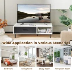 Modern 2-Tier Coffee Table Accent Cocktail Table With Storage -Home Furniture Shop a1e9c80811cc4c82a333a089045a5d91