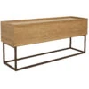 Sunnydaze Decor Sunnydaze Industrial-Style MDP Buffet Table - Brown - 54.75 In -Home Furniture Shop a35b966d533840bcb8d9053fec65efff