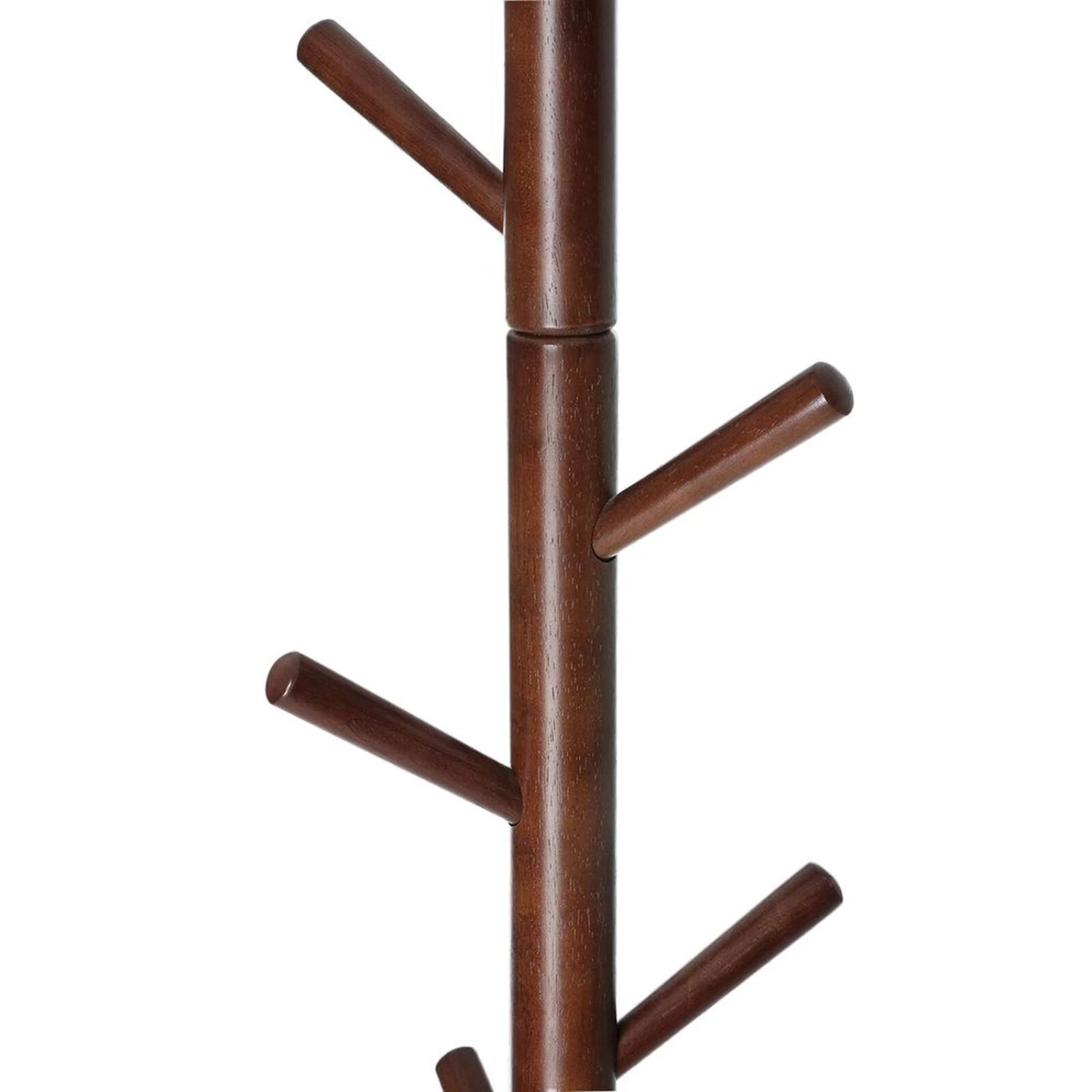 BreeBe Walnut Wooden Free-Standing Coat Stand 7 BreeBe Walnut Wooden Free-Standing Coat Stand - Image 5