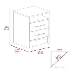 Homezia Light And Dark Oak Two Drawer Nightstand 17 Homezia Light And Dark Oak Two Drawer Nightstand -Home Furniture Shop a5802ce4946243c69939b7e520e45745
