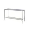 ACME Adelrik Sofa Table, Glass & Chrome Finish -Home Furniture Shop a634dd7dcf3c41dd8a5a7395fa83fe05