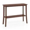 2-Tier Freestanding Wooden Console Table With Open Shelf -Home Furniture Shop a8f1104bdcbe4a0499878b15c4ddf85c