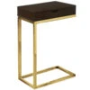 Monarch Specialties I 3236 Accent Table, C-shaped, End, Side, Snack, Storage Drawer, Living Room, Bedroom, Metal, Laminate, Brown, Gold, Contemporary, Modern 1 Monarch Specialties I 3236 Accent Table, C-shaped, End, Side, Snack, Storage Drawer, Living Room, Bedroom, Metal, Laminate, Brown, Gold, Contemporary, Modern -Home Furniture Shop aab8ede36ea245959e9d472e4fb9d5f1