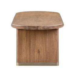 Samantha Cognac Acacia Bench With Boucle Seat -Home Furniture Shop ac623a6f6f814a6685b9da83c550570e