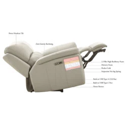 Royce Power Headrest Zero Gravity Reclining Sofa -Home Furniture Shop b3062e0d8cc5486fb9facce7fd7f8eb9