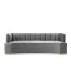Encompass Channel Tufted Performance Velvet Curved Sofa Gray EEI-4134-GRY -Home Furniture Shop b92a75eacbe645b8adccbc467565095f