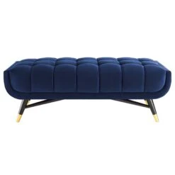 Adept 47.5" Performance Velvet Bench-Benzara 13 Adept 47.5" Performance Velvet Bench-Benzara -Home Furniture Shop c030dd216bb942379e230646d86c27fa