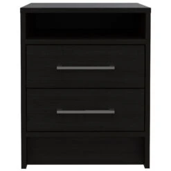 Homezia Light And Dark Oak Two Drawer Nightstand 14 Homezia Light And Dark Oak Two Drawer Nightstand -Home Furniture Shop c8913cbb52c544b5a9f699493d21849c