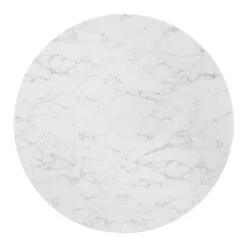Modway - Zinque 47" Artificial Marble Dining Table Gold White -Home Furniture Shop cea74f302a474f1f9507435c27e6c0db