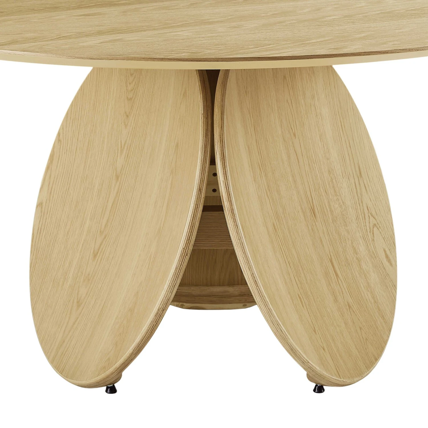 Emil Oak Round Dining Table 6 Emil Oak Round Dining Table - Image 4