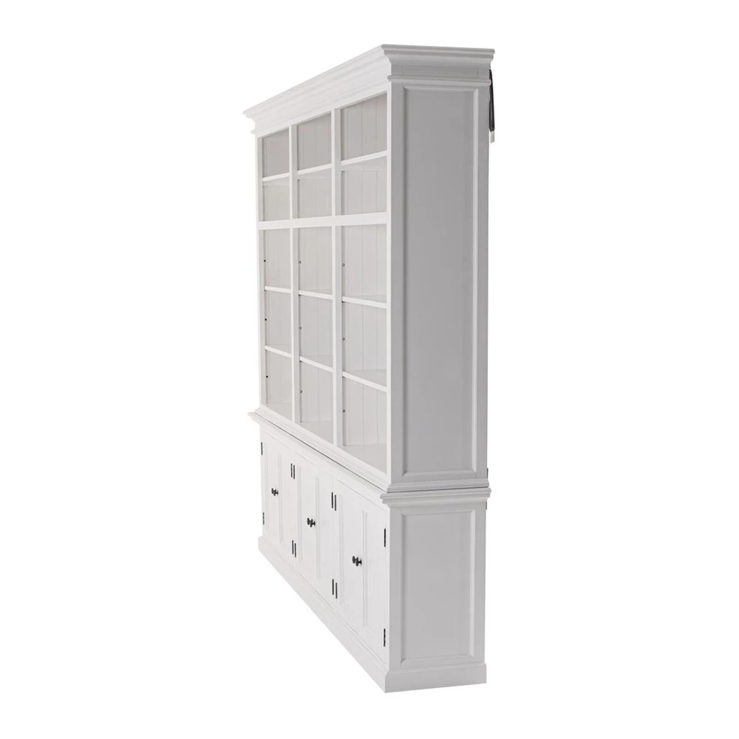 Belen Kox White Triple-Bay Hutch Storage Unit, Belen Kox 5 Belen Kox White Triple-Bay Hutch Storage Unit, Belen Kox - Image 3