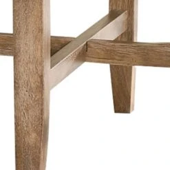 47 Inch Farmhouse Style Round Wooden Dining Table, Rustic Brown-Benzara -Home Furniture Shop d914ca7c00804a81bc555f5eac47586f