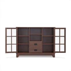 Dubbs Console Table, Walnut Brown-Benzara -Home Furniture Shop daa81c4a22784a018b7a6b6757540395