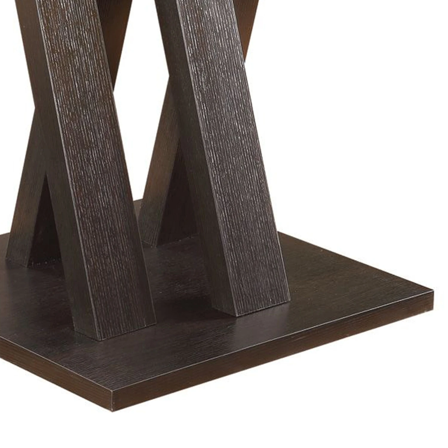 Modern Style Wooden Counter Height Table, Brown-Benzara 6 Modern Style Wooden Counter Height Table, Brown-Benzara - Image 4