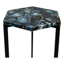 Hexagonal Silver Agate Accent Table, Belen Kox -Home Furniture Shop e4a8f5c29f8d40a2b1221ab4e5a980c4
