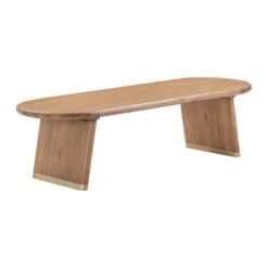 Samantha Cognac Acacia Bench With Boucle Seat -Home Furniture Shop e9e16450bea14e16b4fab47c5df2c9ae