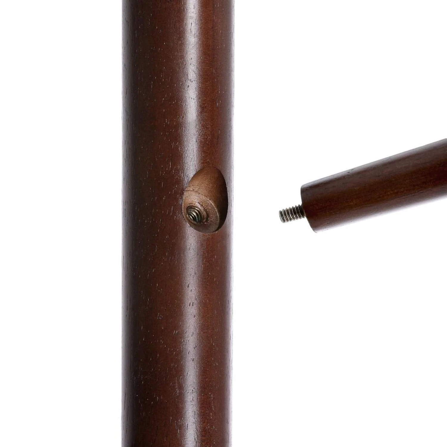 BreeBe Walnut Wooden Free-Standing Coat Stand 6 BreeBe Walnut Wooden Free-Standing Coat Stand - Image 4