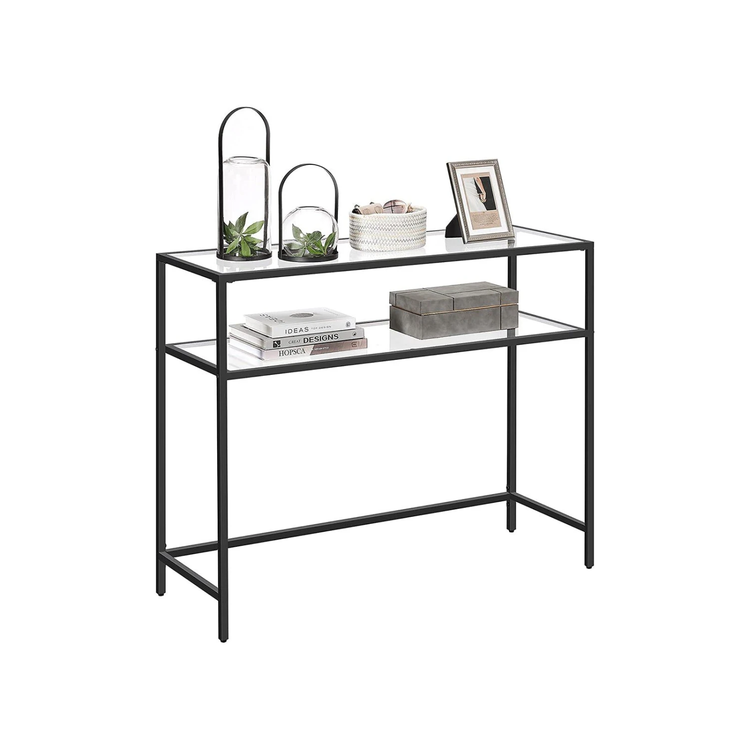 BreeBe Tempered Glass Console Table 8 BreeBe Tempered Glass Console Table - Image 6