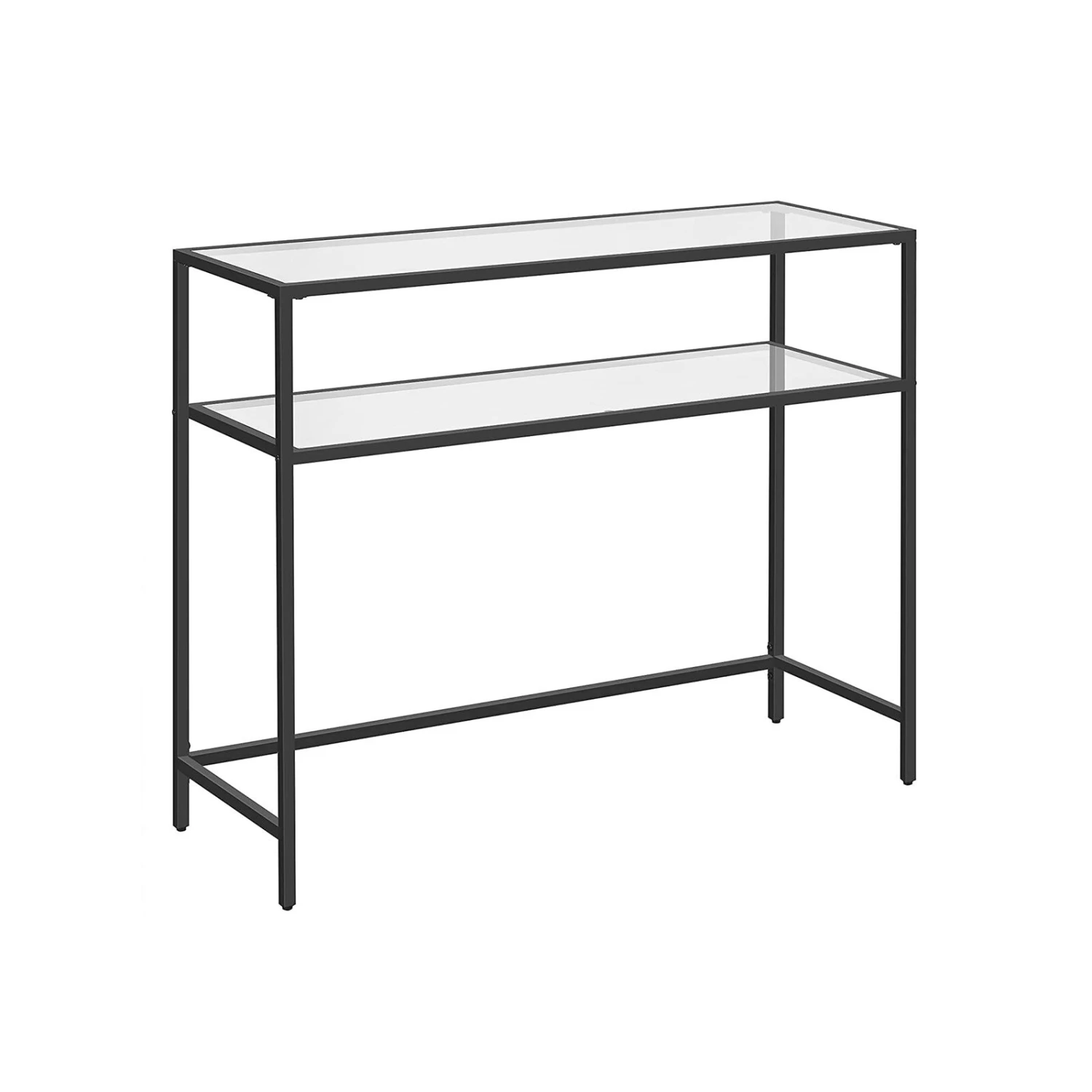 BreeBe Tempered Glass Console Table 3 BreeBe Tempered Glass Console Table